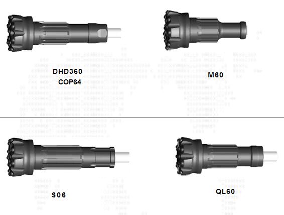 Bits DTH de 6 pulgadas