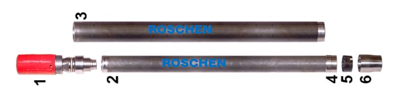 Barril de n&uacute;cleo de descarga de aire 412F