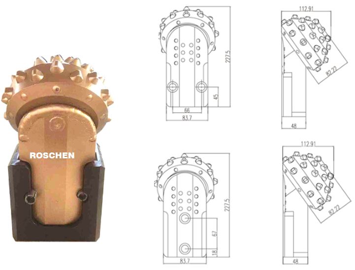 estructura de cono de rodillo