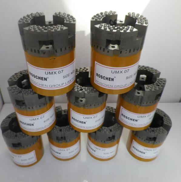 Brocas de n&uacute;cleo BQ NQ PQ