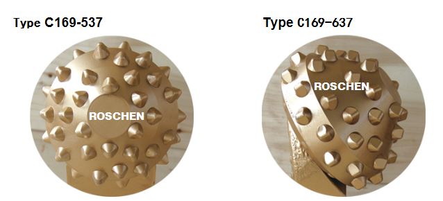 Broca c&oacute;nica de rodillo de base C169