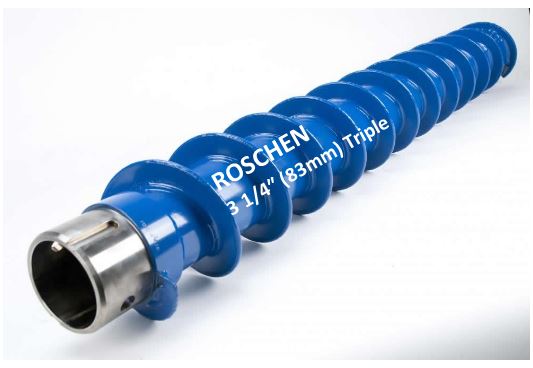 83mm triple hueco tallo barrena